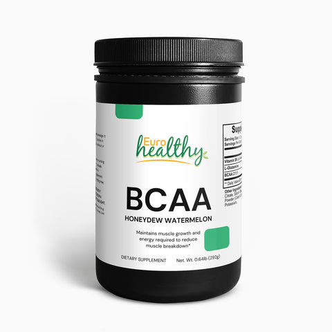 BCAA Post Workout Powder (Miel/Melon d'eau) | BCAA Post Workout Powder (Honeydew/Watermelon) Euro Healthy